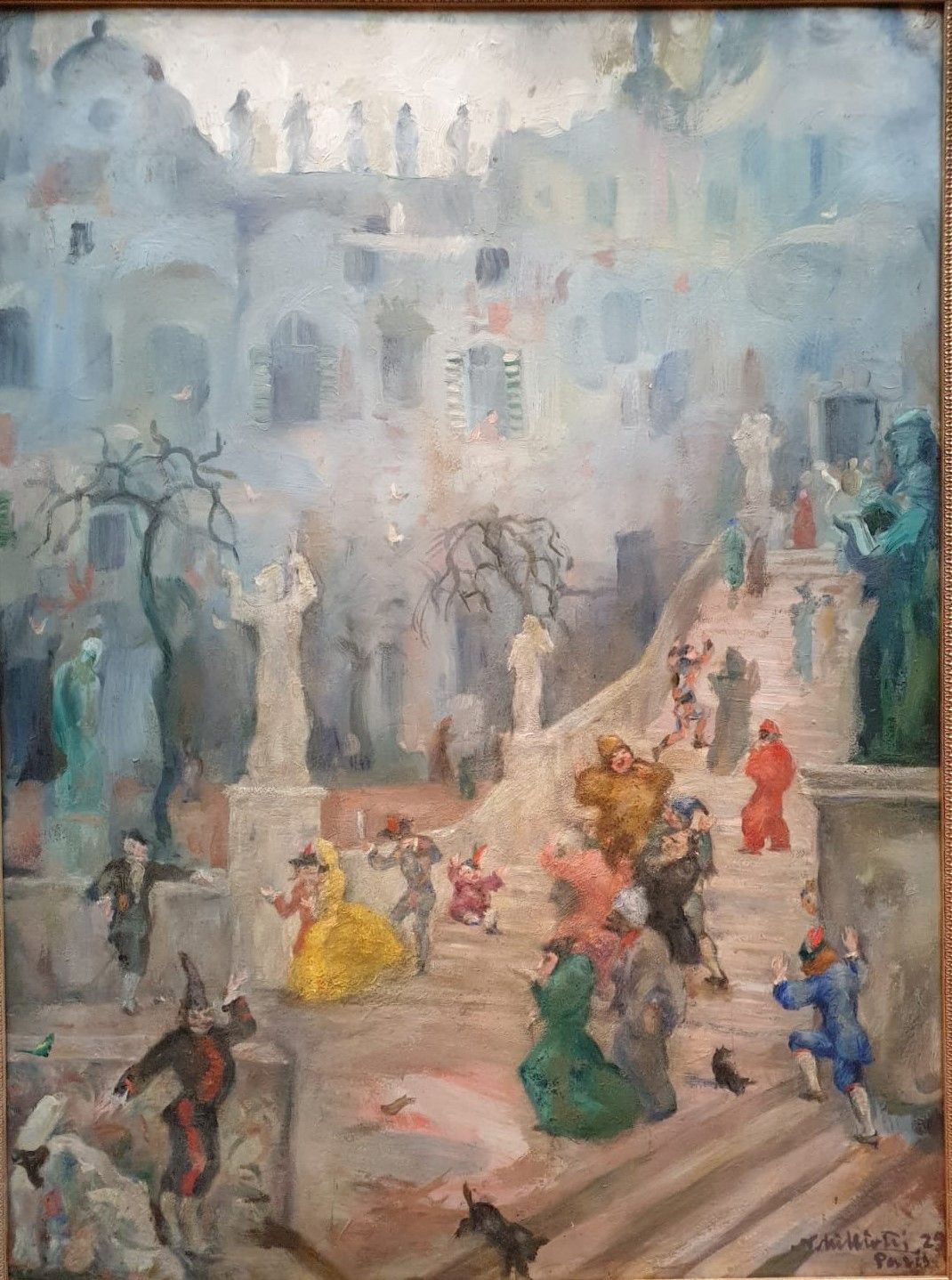 Карнавал. Лестница. 1929. Частное собрание