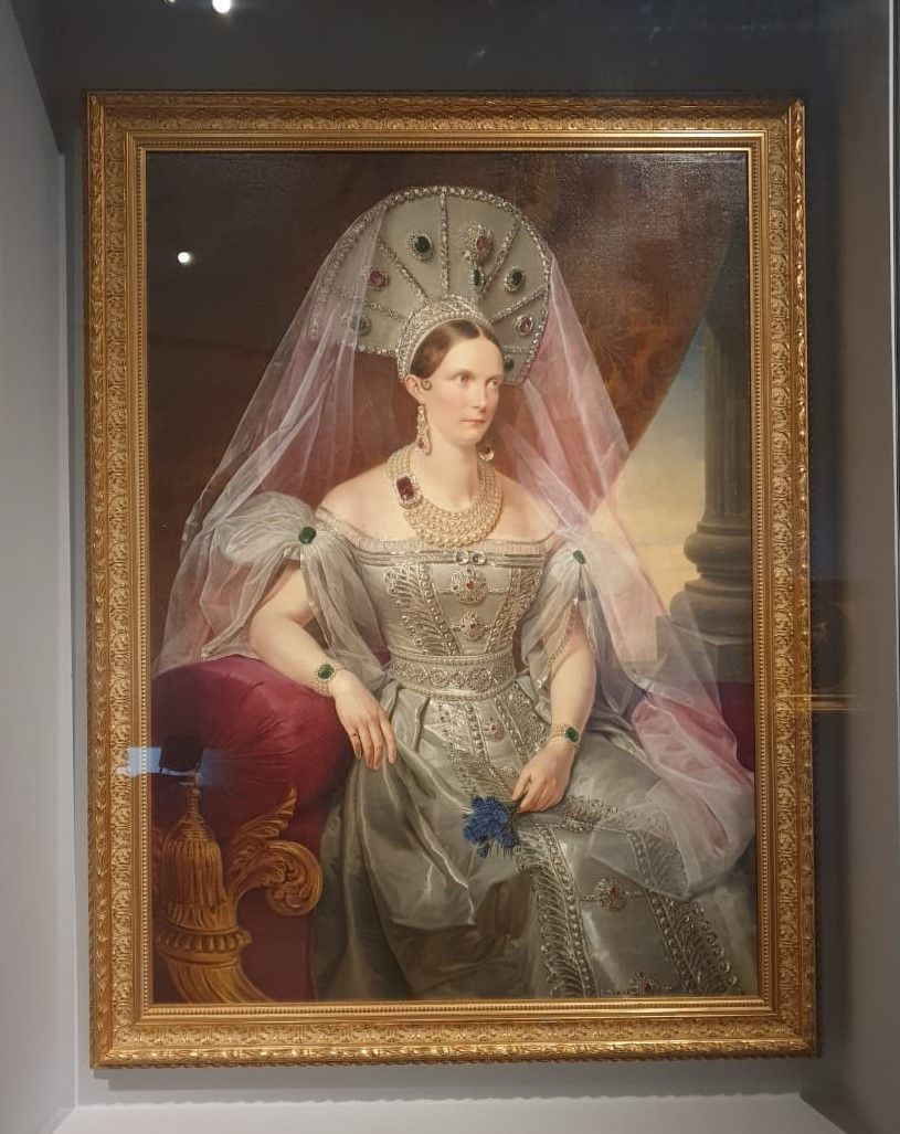 Франц Крюгер. Портрет императрицы Александры Федоровны 1852-1857.