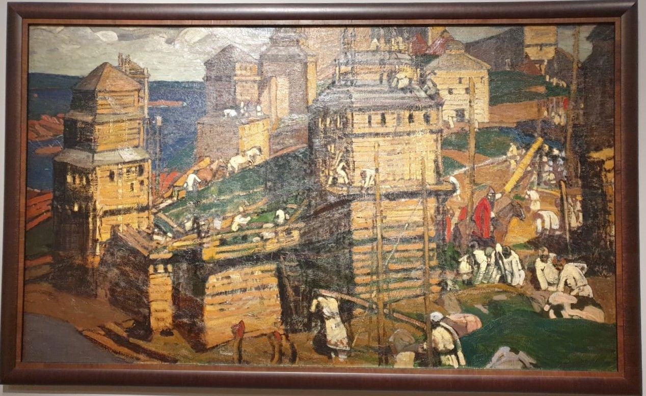 Город строят. 1902
