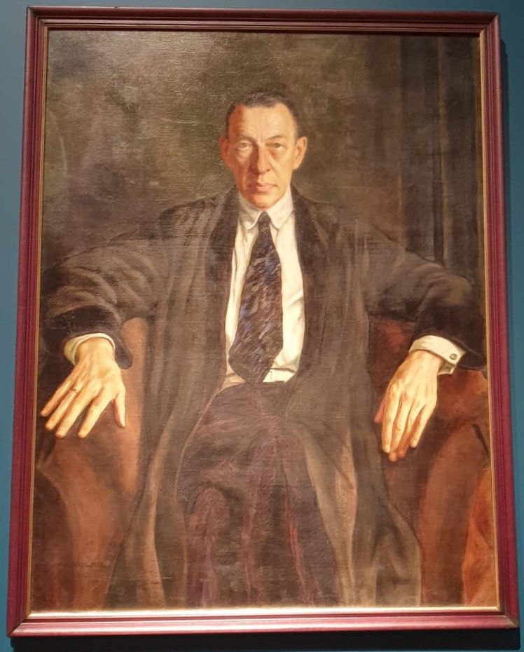 Борис Шаляпин (1904-1979) Портрет С.В.Рахманинова 1929