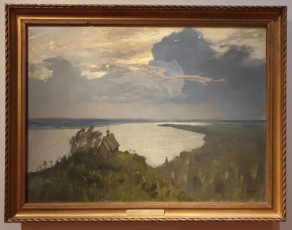 Исаак Левитан (1860-1900) Над вечным покоем 1890-е