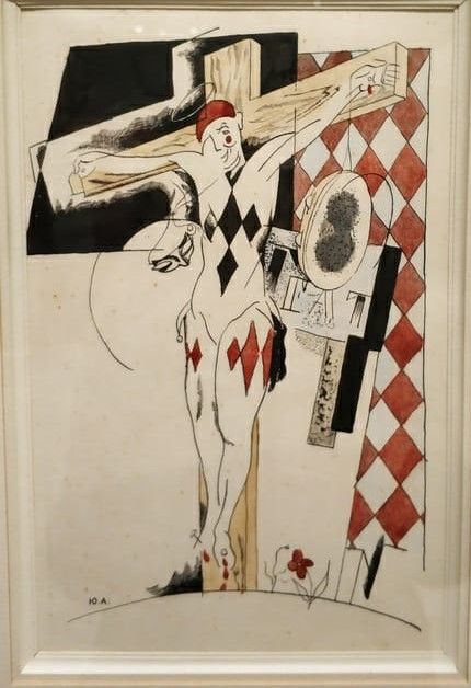 Юрий Анненков (1889–1974) Распятый Арлекин