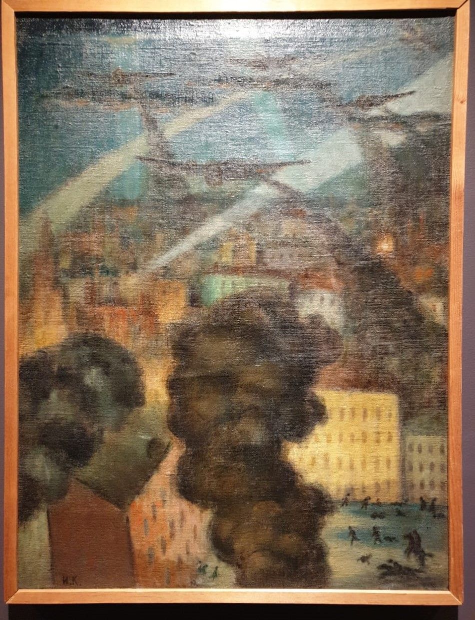 И.В.Клюн (1873-1943) Налет. Испания
