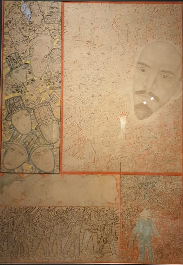 ГОЭЛРО. 1931 Бумага, акварель, графитный карандаш