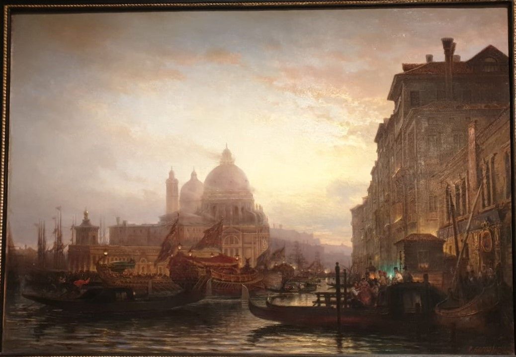 Венеция ночью. 1856
