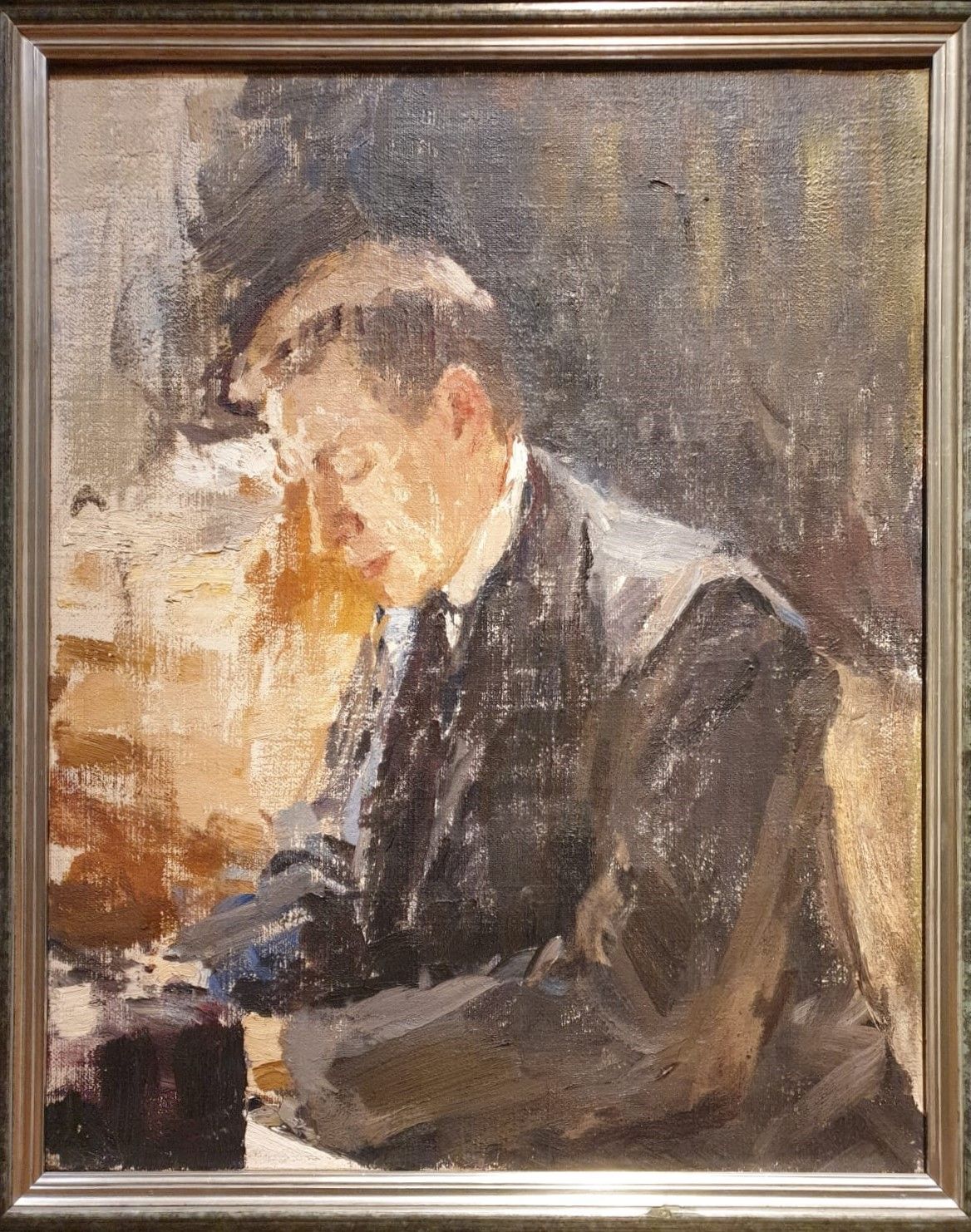 Ян Ционглинский  (1858-1913). Портрет С.В.Рахманинова 1908