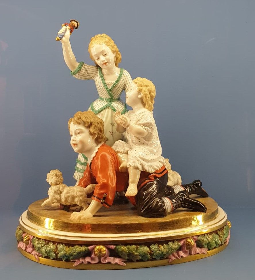 Дети. Императорский фарфоровый завод. 1860-1870 ГЭ