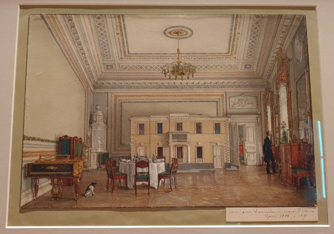 Константин Андреевич Ухтомский (1818-1879) Детская великих княжон Марии, Ольги и Александры, дочерей Николая I 1837 Бумага, акварель