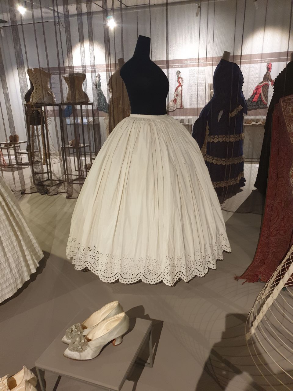 Нижняя юбка. США, около 1860 г.
