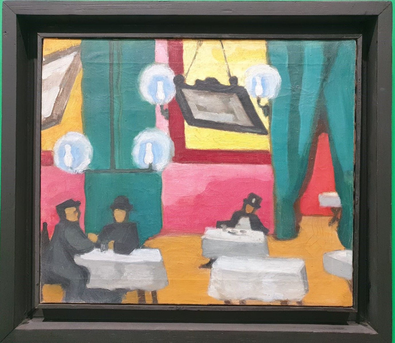 Ольга Розанова В кафе, 1912-1913 Холст, масло