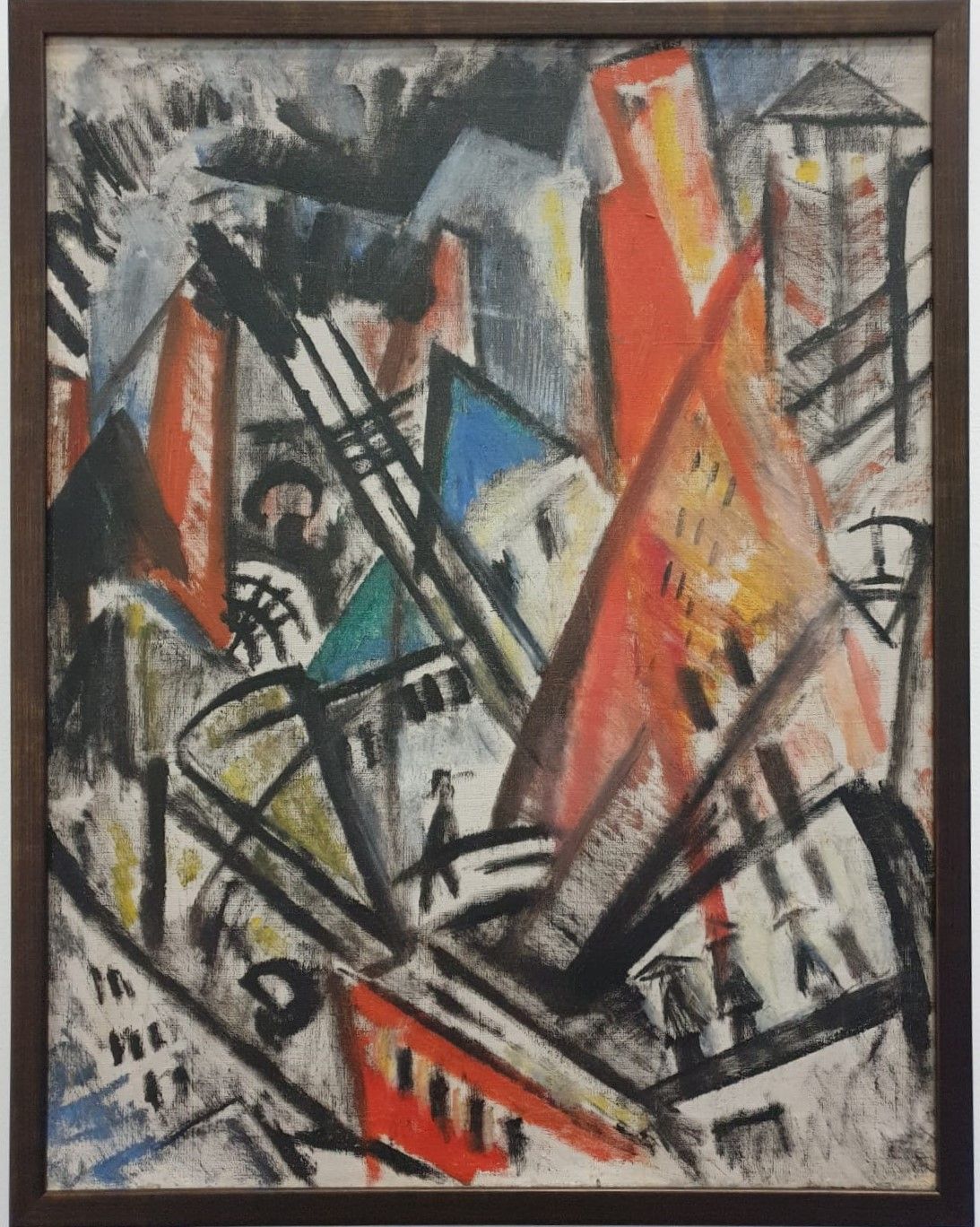 Ольга Розанова Город, 1913 Холст, масло