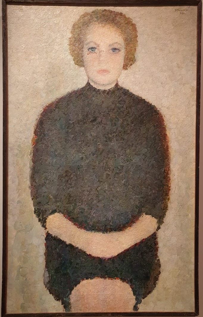 Актриса (Е.Д.Андрианова-Васильева) 1959 Холст, масло