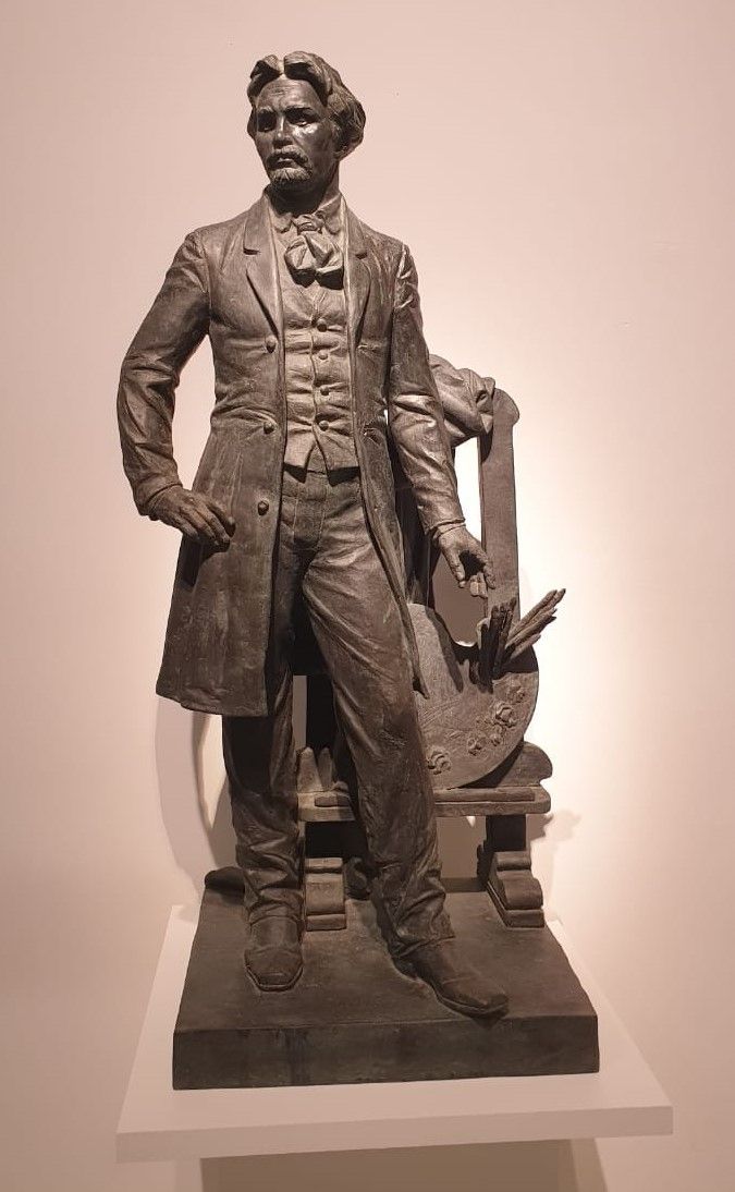 Михаил Переяславец (1949-2020) В.И.Суриков Рабочая модель памятника