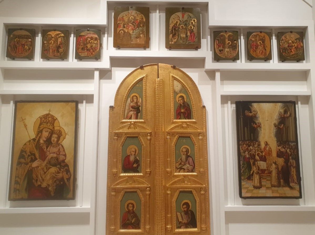 Иконостас Успенской церкви. Оружейная палата. Москва 1685-1689 гг