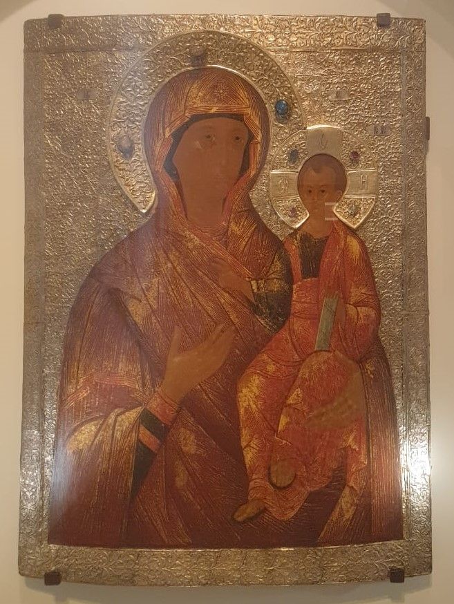 Икона Богоматерь Смоленская. Москва, XVI-XVII вв.