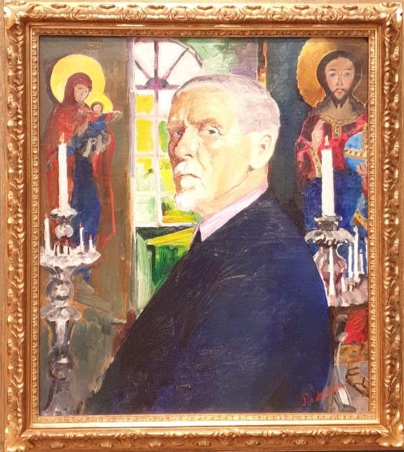 Филипп Малявин Автопортрет 1930-е холст, масло