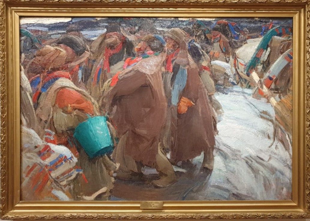 Абрам Архипов Возчики 1909-1910 холст, масло