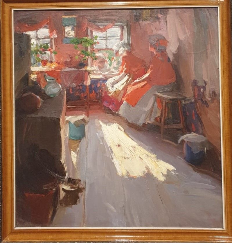 Абрам Архипов Весенний день 1913 холст, масло