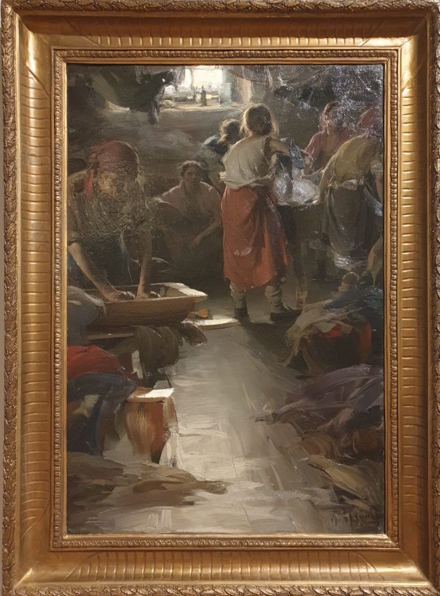 Абрам Архипов Прачки 1898 холст, масло
