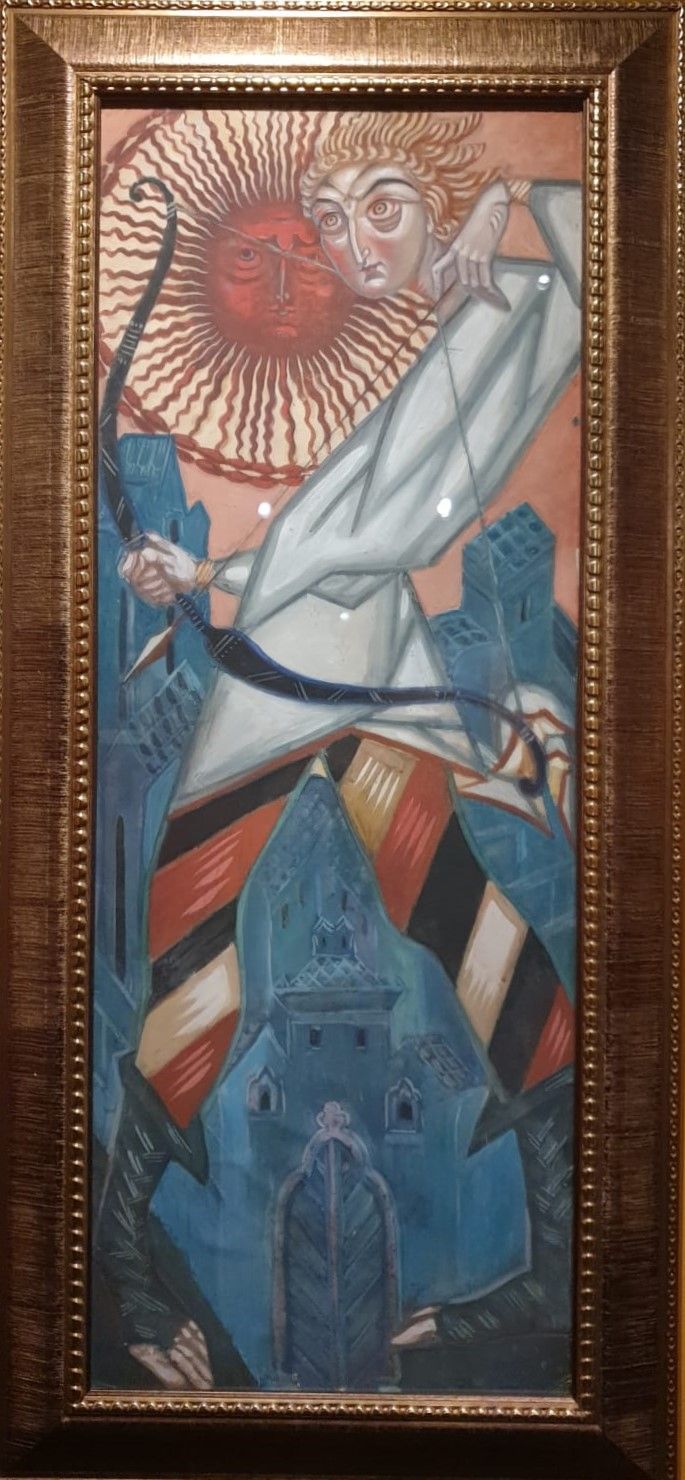 Д.С.Стеллецкий Аллегория "День" 1910 картон, бумага, гуашь, темпера