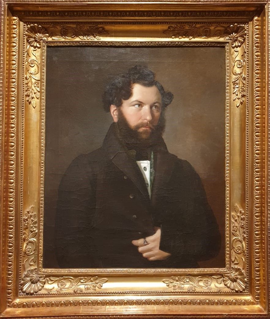 И.Ф.Хруцкий Портрет неизвестного 1836 холст, масло