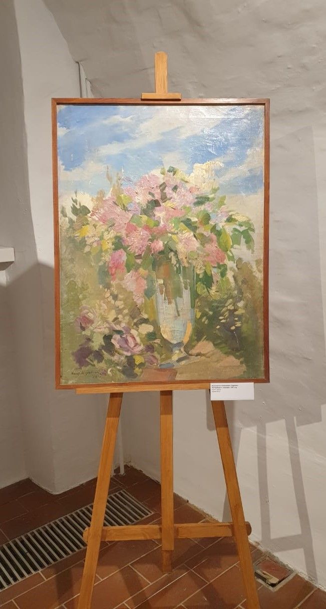 К.А.Коровин Натюрморт  пионами 1901 год Холст, масло