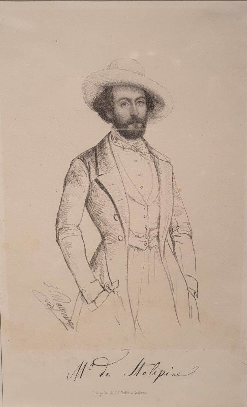Л.Вагнер Портрет Алексея Аркадьевича Столыпина (Монго) 1843