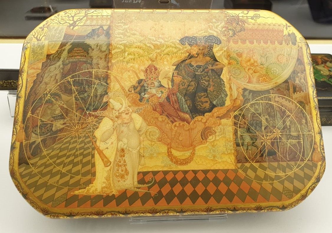 Шкатулка "Золотой петушок" Молодкин Денис Владимирович, Мстёра, 2002