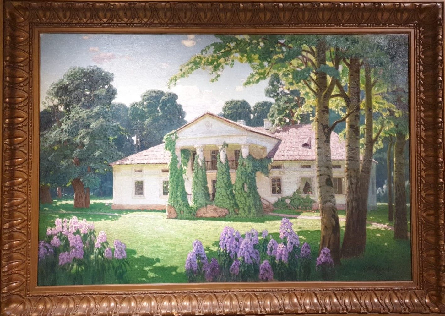 Константин Вроблевский Усадьба. 1913 холст, масло Собрание Михаила Суслова, Москва