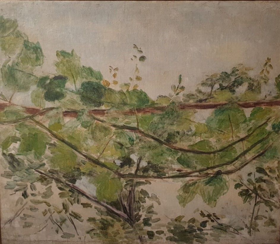 Гирлянда из листьев 1920-е холст, масло