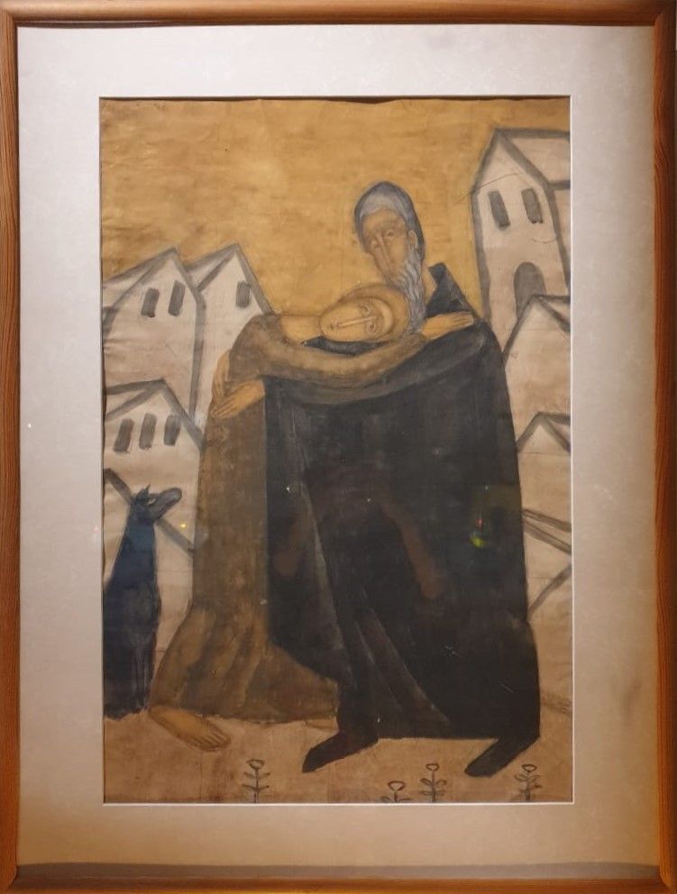 Возвращение блудного сына 1920-е Бумага, гуашь, акварель