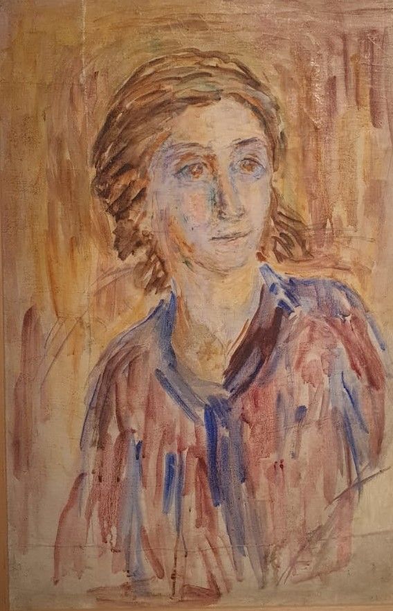 Женский портрет  1920-е холст, масло