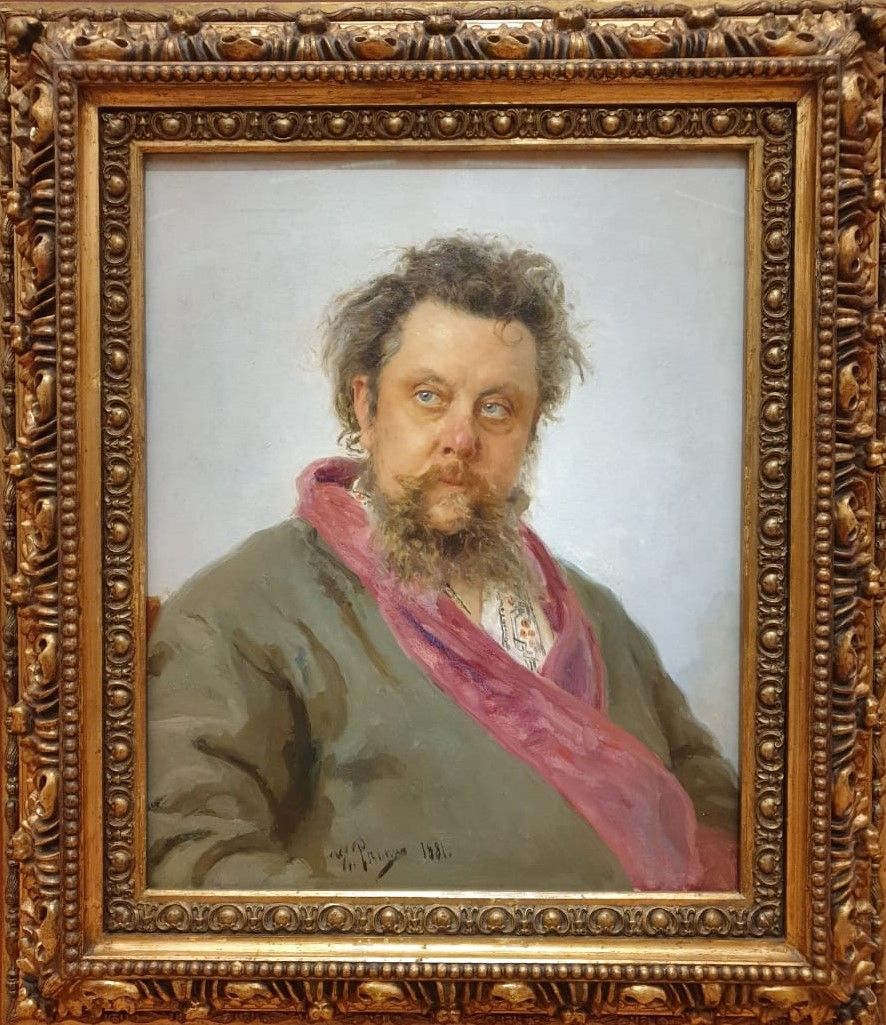 Илья Репин Портрет М.П.Мусоргского 1881 холст, масло