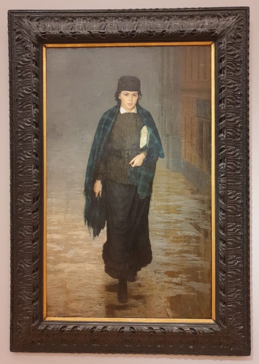 Николай Ярошенко Курсистка 1883 холст, масло