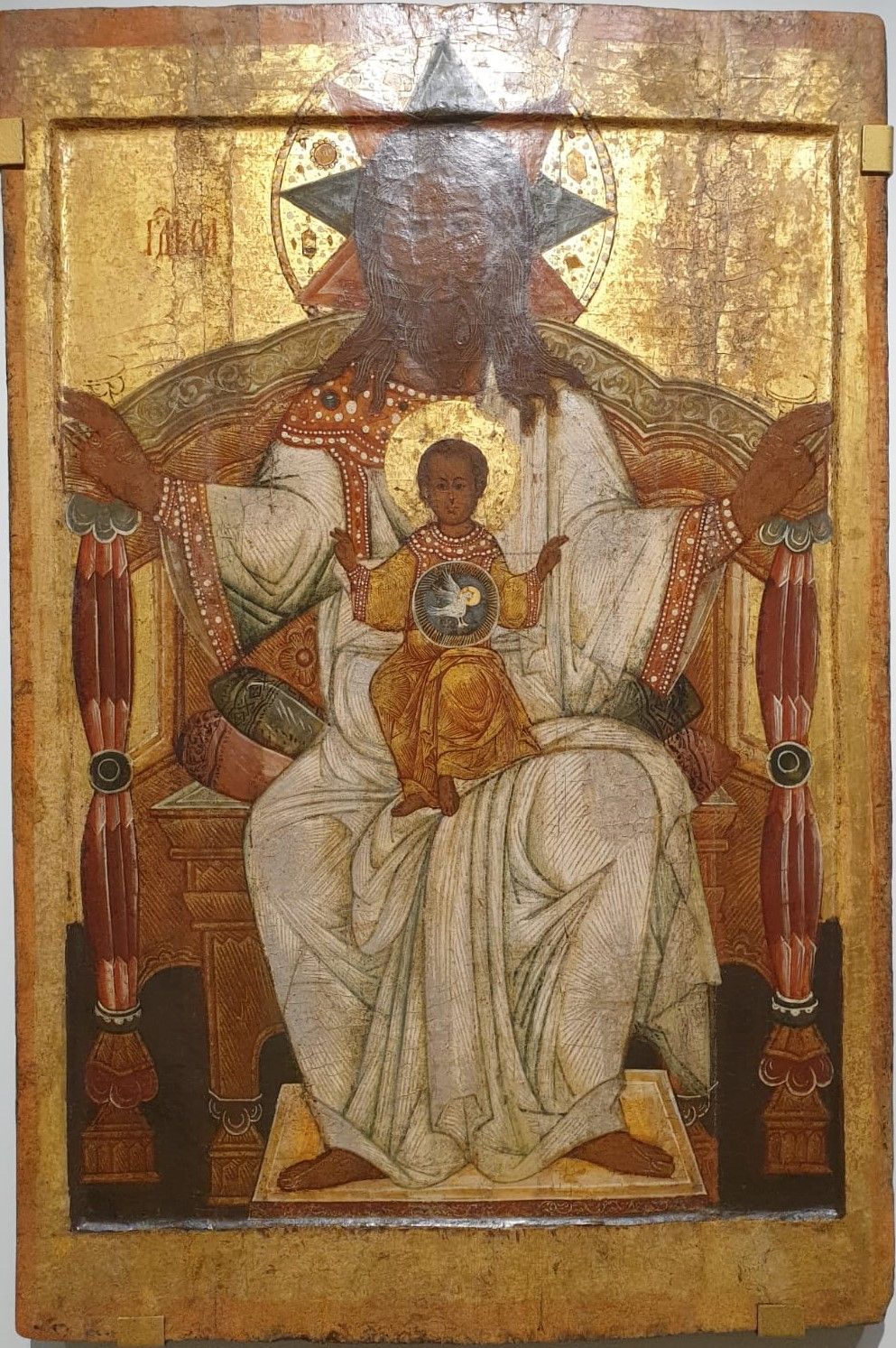 Отечество XVIII век, дерево, левкас, темпера