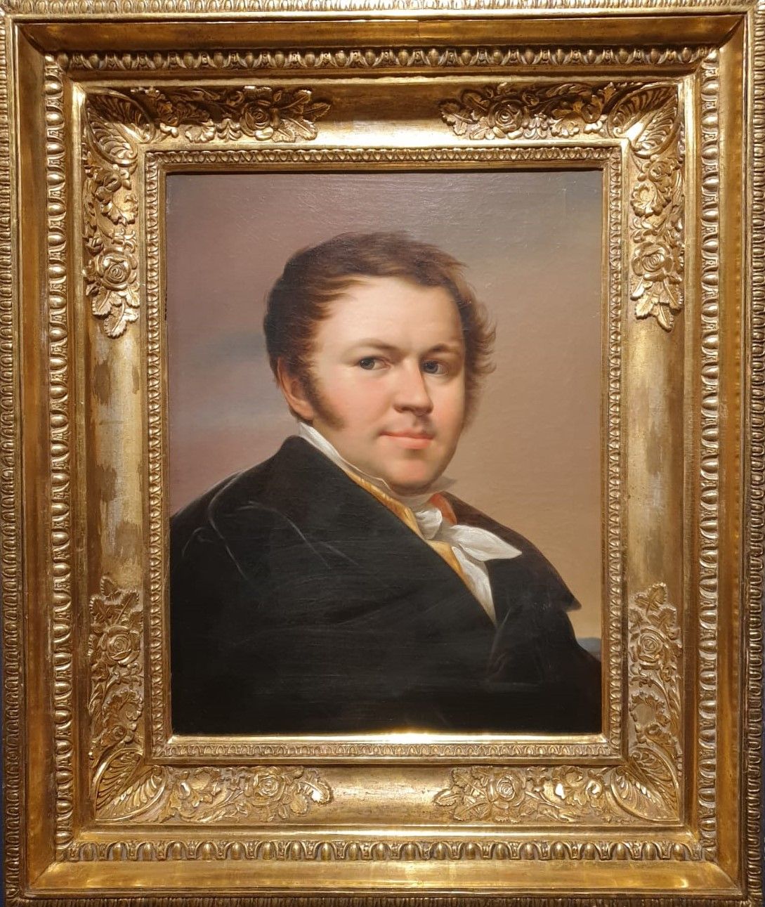 Тропинин В.А. Автопортрет. Вариант-повторение автопортрета 1824 года 1855 холст, масло