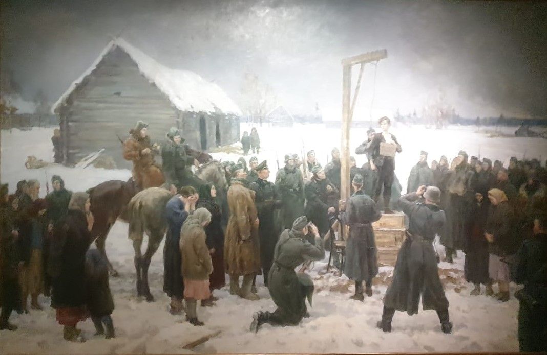 Таня (Зоя Космодемьянская) 1942, 1947 холст, масло