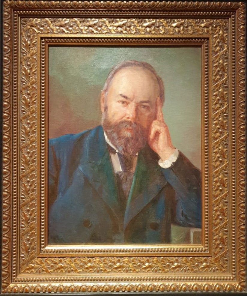 Карелин А.О. Портрет Петра Ивановича Щукина 1900 холст, масло