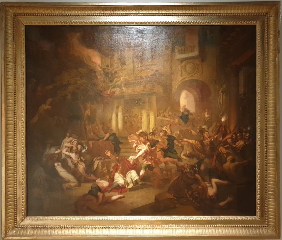 Герард де Лересс (1641-1711) Разрушение Трои Вторая половина XVII в. холст, масло