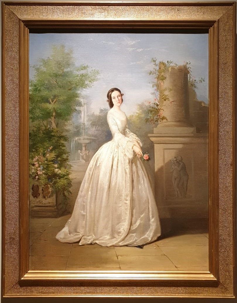 Винченцо Петрочелли (1823-1896) Портрет графини Т.А.Рибопьер 1854 холст, масло