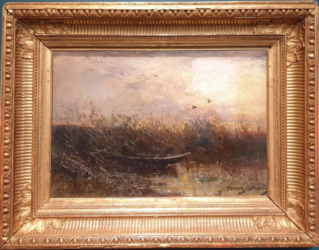 Алексей Боголюбов (1824-1896) Илья Репин (1844-1930) Этюд. XIX холст, масло