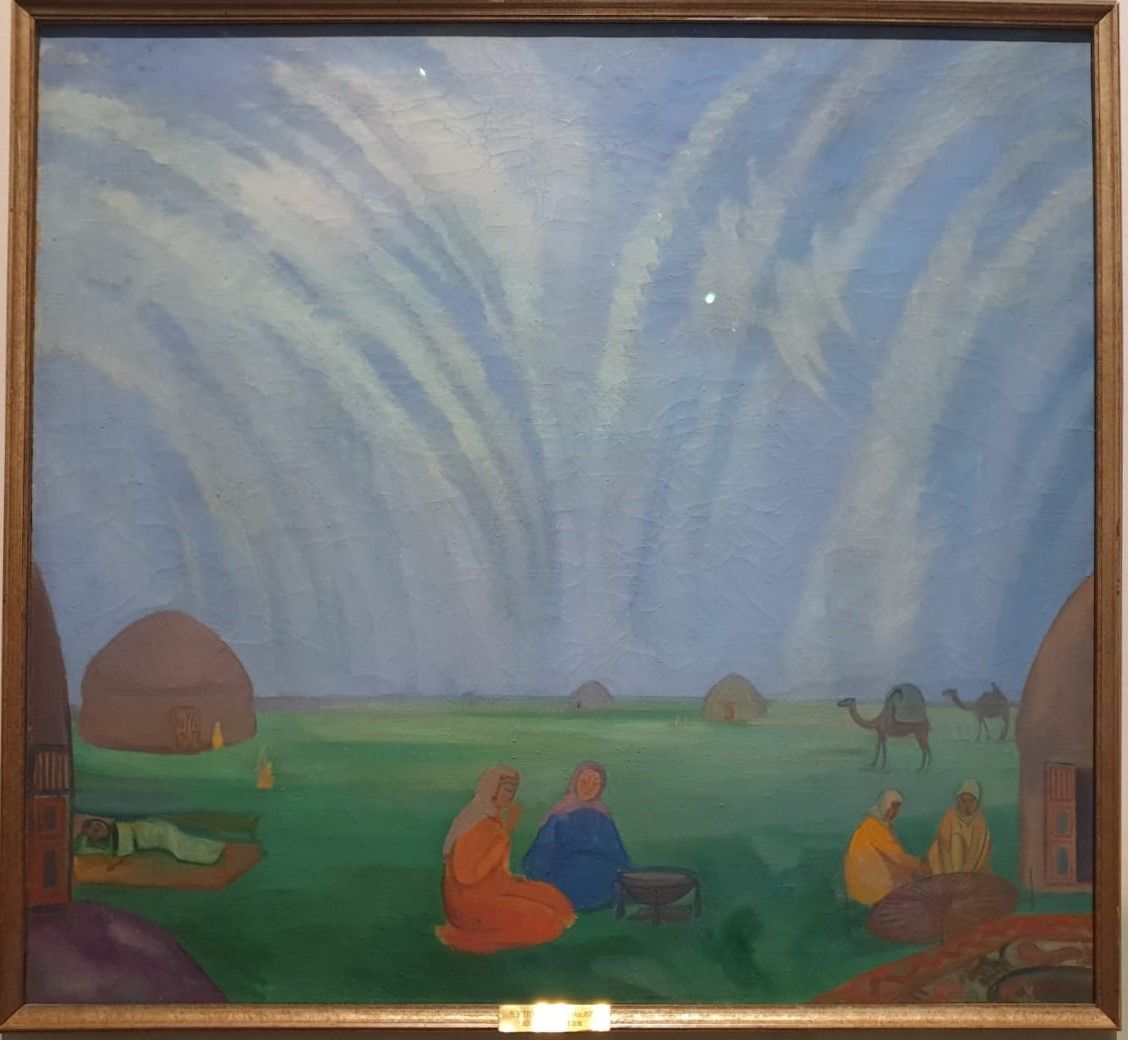 Павел Кузнецов (1878-1968) Мираж в степи 1912 холст, масло