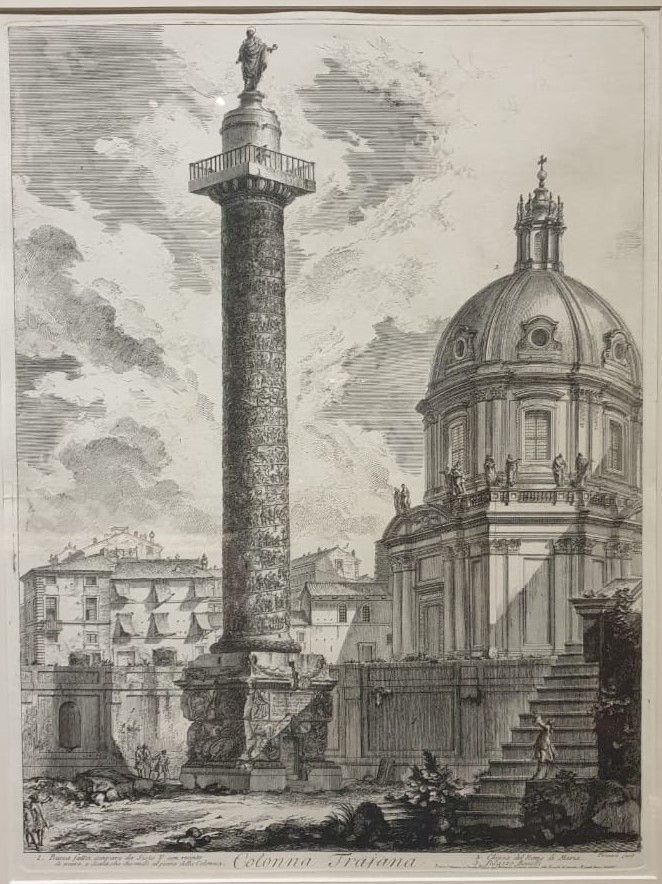 Джованни Батиста Пиранези (1720-1778) Колонна Траяна  1758 офорт, резец. Собрание М.Б.Атаянца
