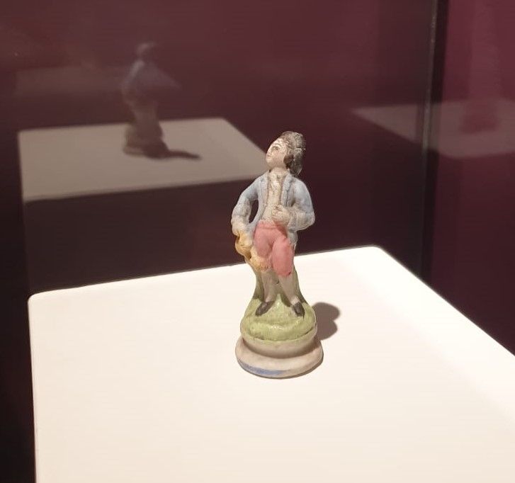 Керамическая фигурка, расписанная Марией. Вторя половина XIX в