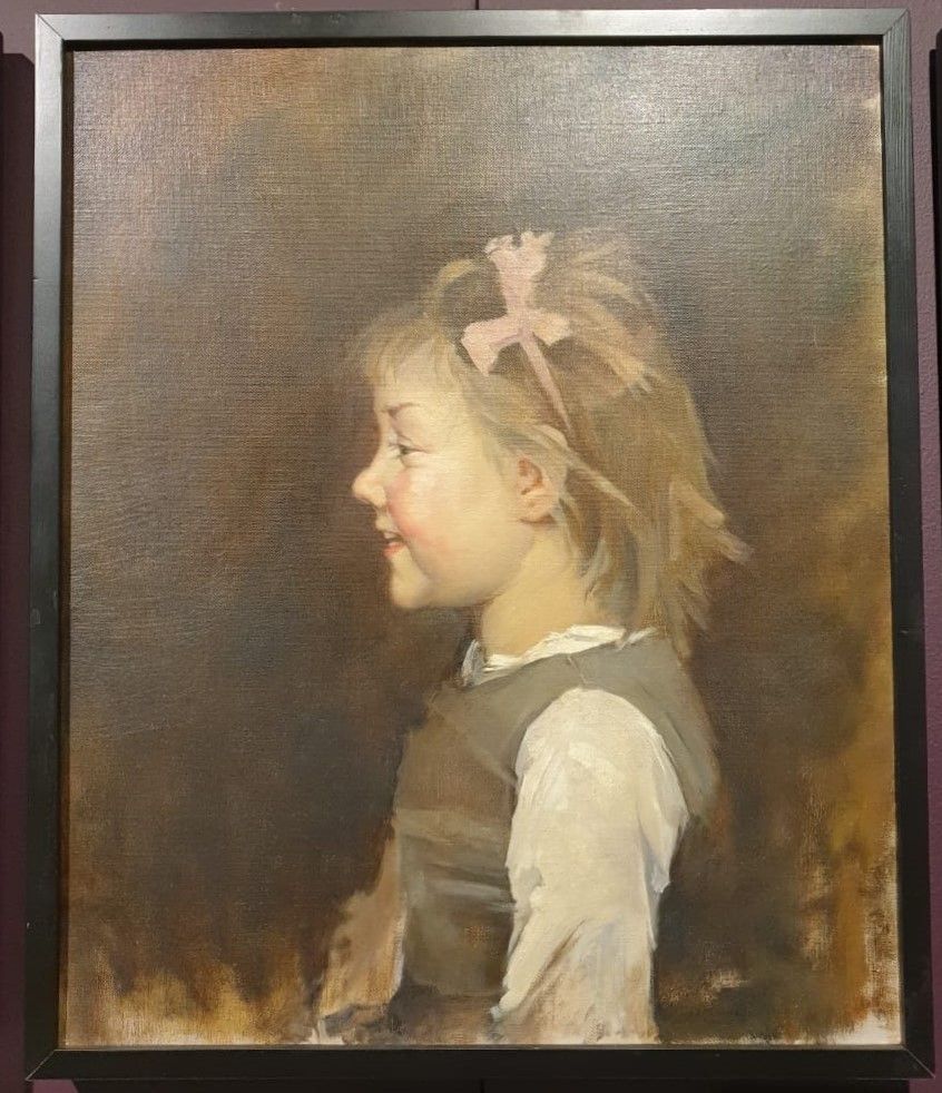 Три улыбки Улыбка девочки 1883 Холст, масло Копия Н.Романовой