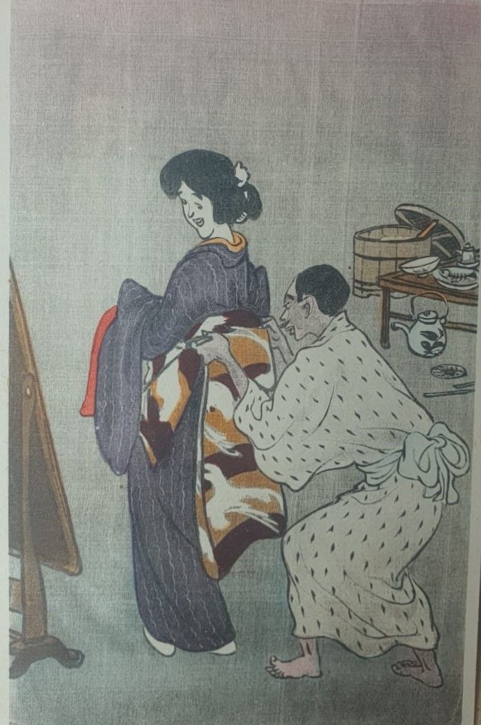 Серия юмористических открыток. издательство TORII SHOTEN (Токио). 1910-е гг.