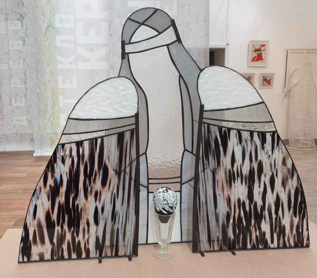 Бутина Анна. Пасхальный ангел. 2014. Стекло, тиффани