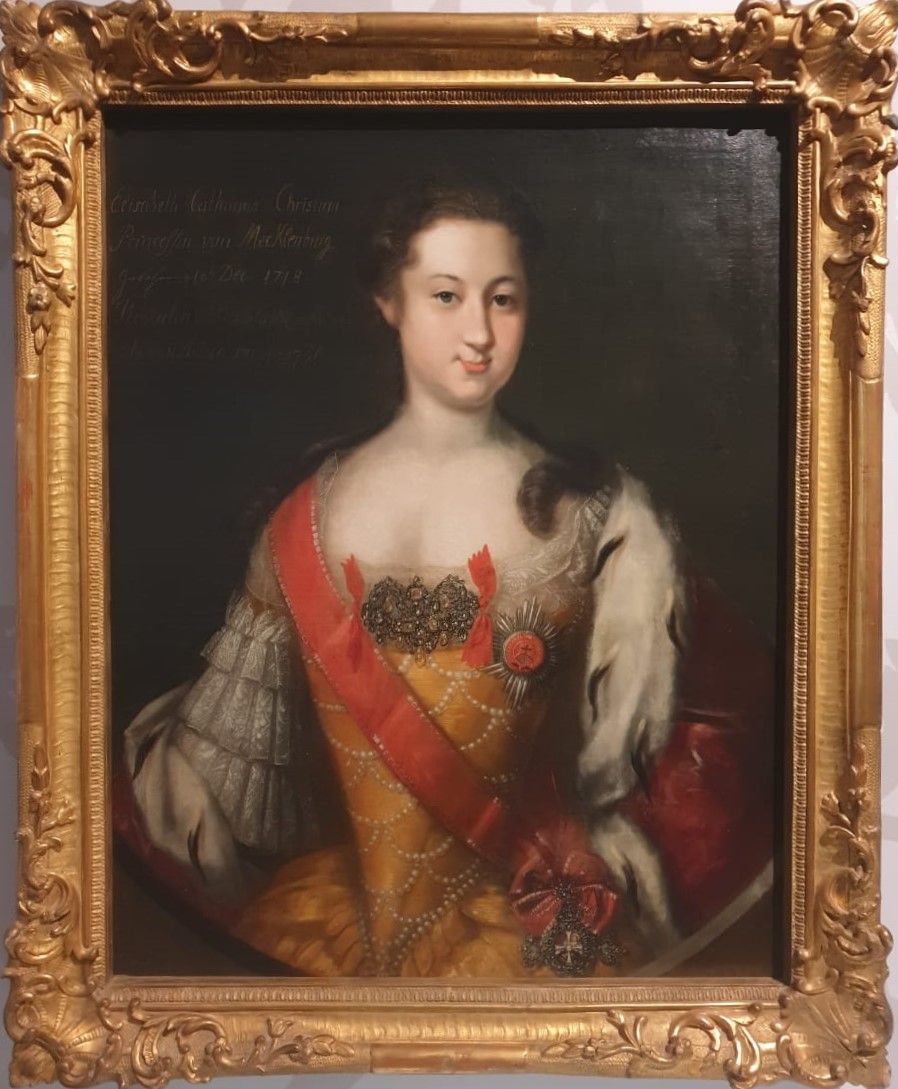 Иоганн Генрих Ведекинд Портрет принцессы Анны Леопольдовны  1732 холст, масло