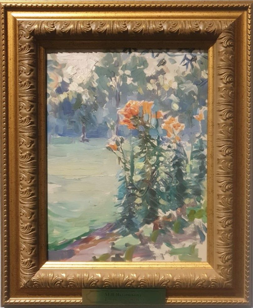 Мария Якунчикова Тигровые лилии 1885-1900-е картон, масло