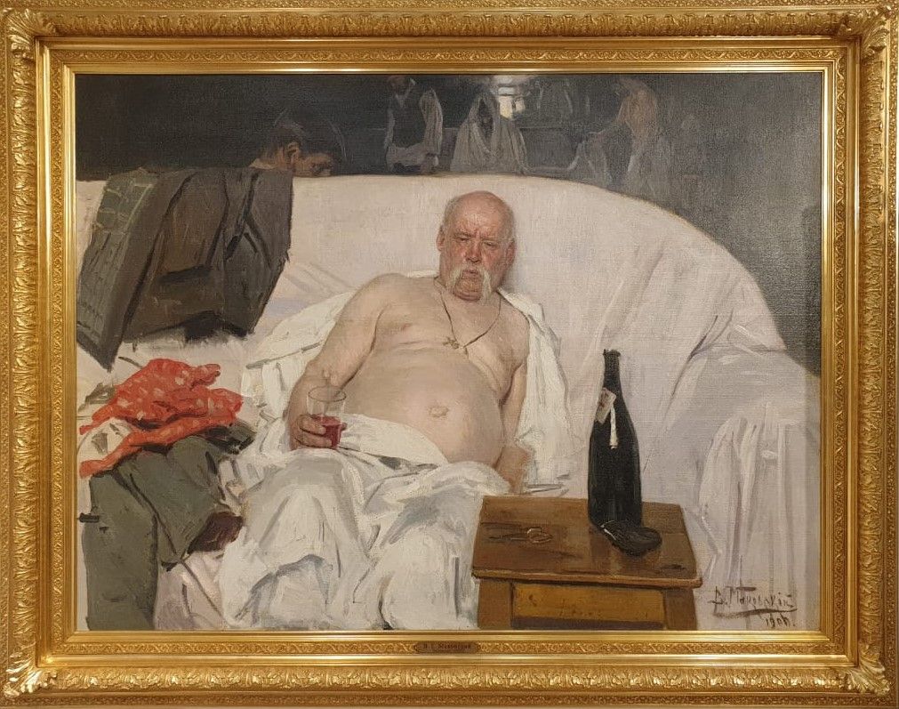 Маковский В.Е. Выпарился 1900 холст, масло